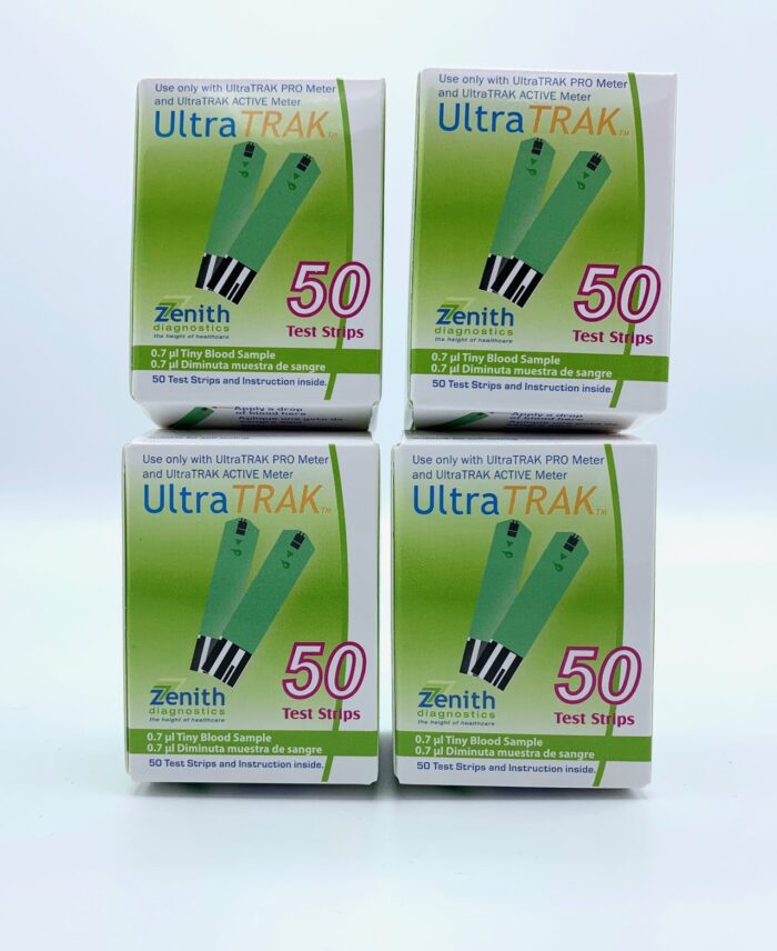 Zenith Ultra Trak Pro Test Strips (Pack of 200) With Free Meter - Image 3