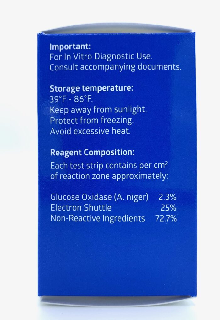 MPH3550Z Medline test strips packaging