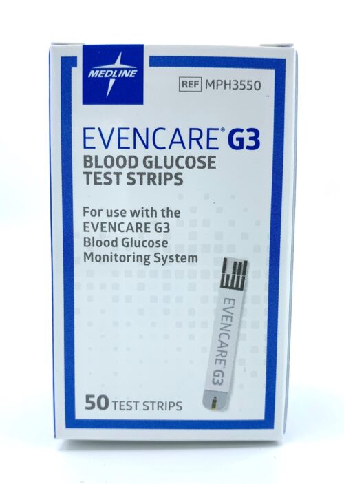 Medline G3 test strips box front view